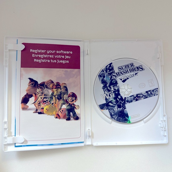 Wii Super Smash Bros Brawl Video Game - Picture 3 of 4